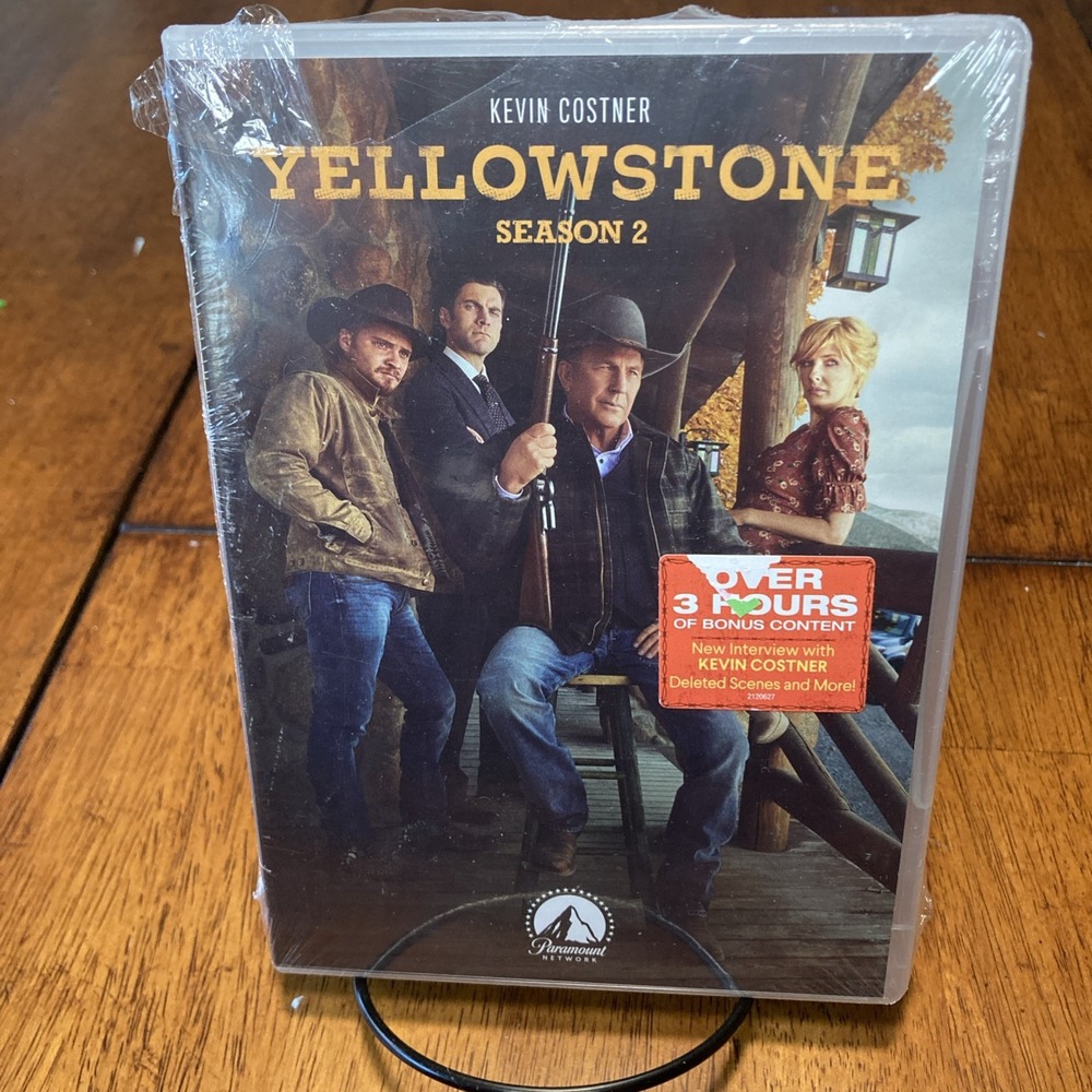 Yellowstone Season 2 DVD 4-Disc Set 2019 Kevin Costner (NEW/SEALED)